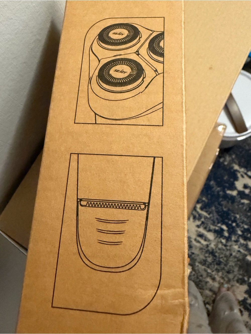 Compact Electric Shaver - Brown
